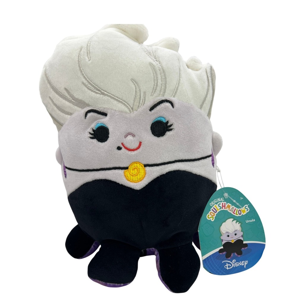 Disney Ursula Squishmallow 8" Plush The Little Mermaid Stuffed Animal Toy